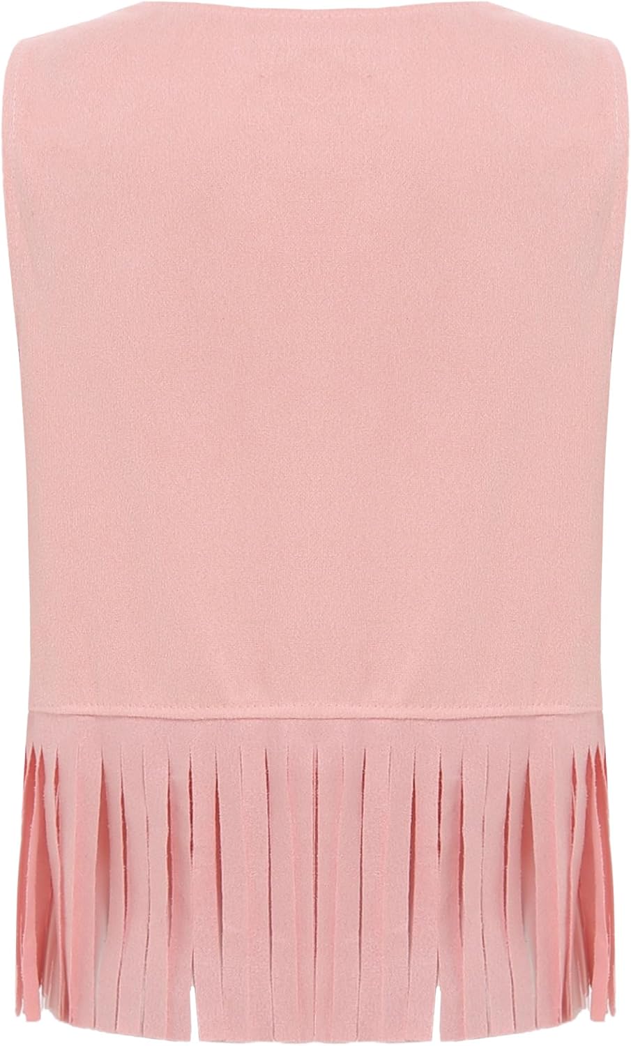 Kids Girls Sleeveless Fringe Tassel Bohemia Style Outerwear Vest Western Cowgirl Waistcoat Casual Wear