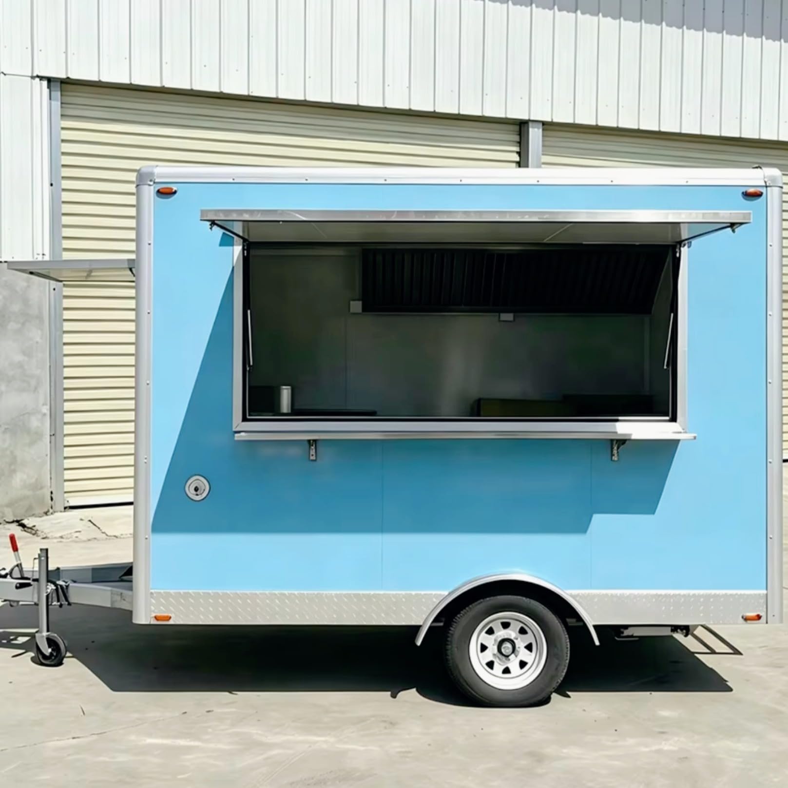 Camion rimorchiabile mobile della concessione della cucina del forno del
