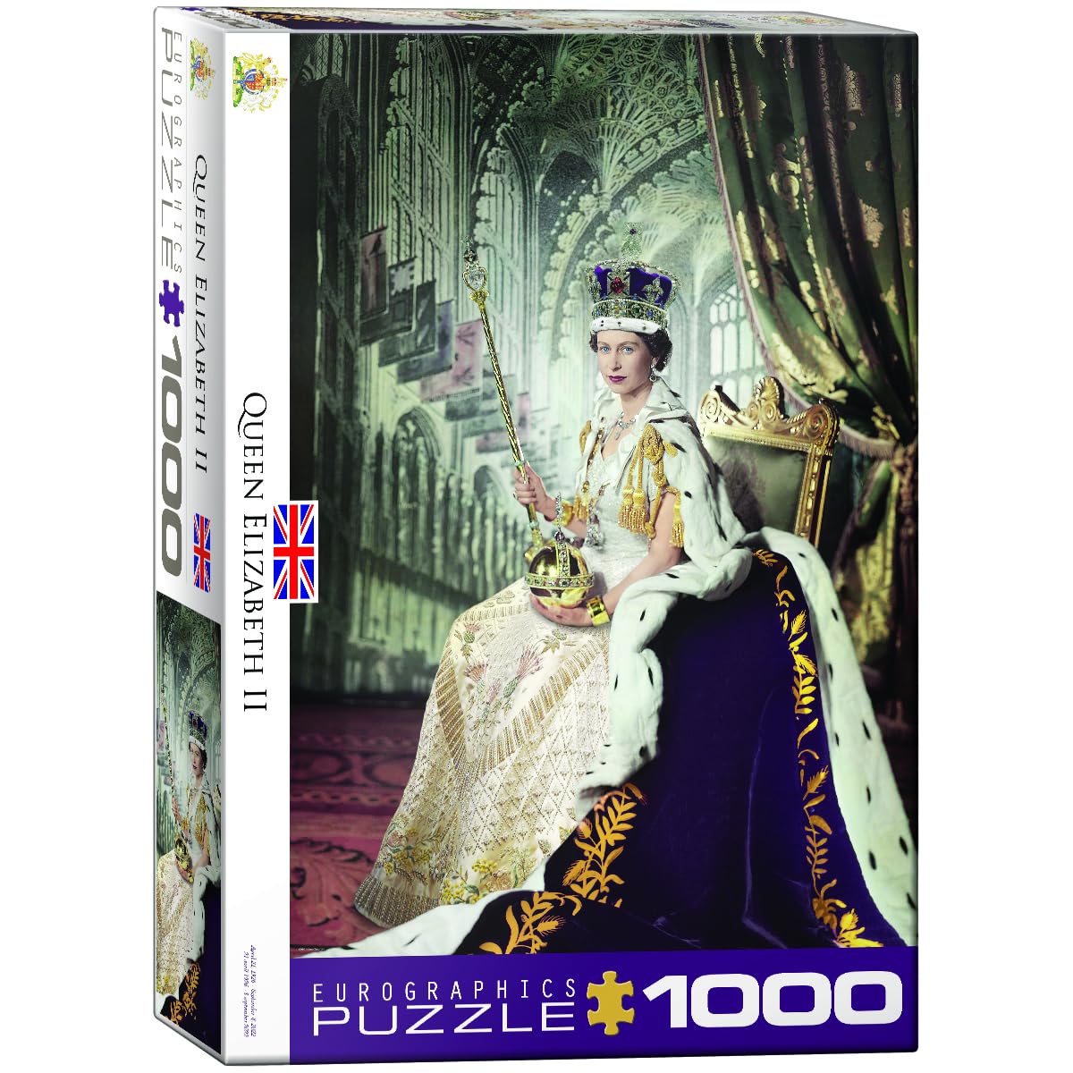 Queen Elizabeth II 1000 piece jigsaw puzzle 680mm x 480mm (pz)
