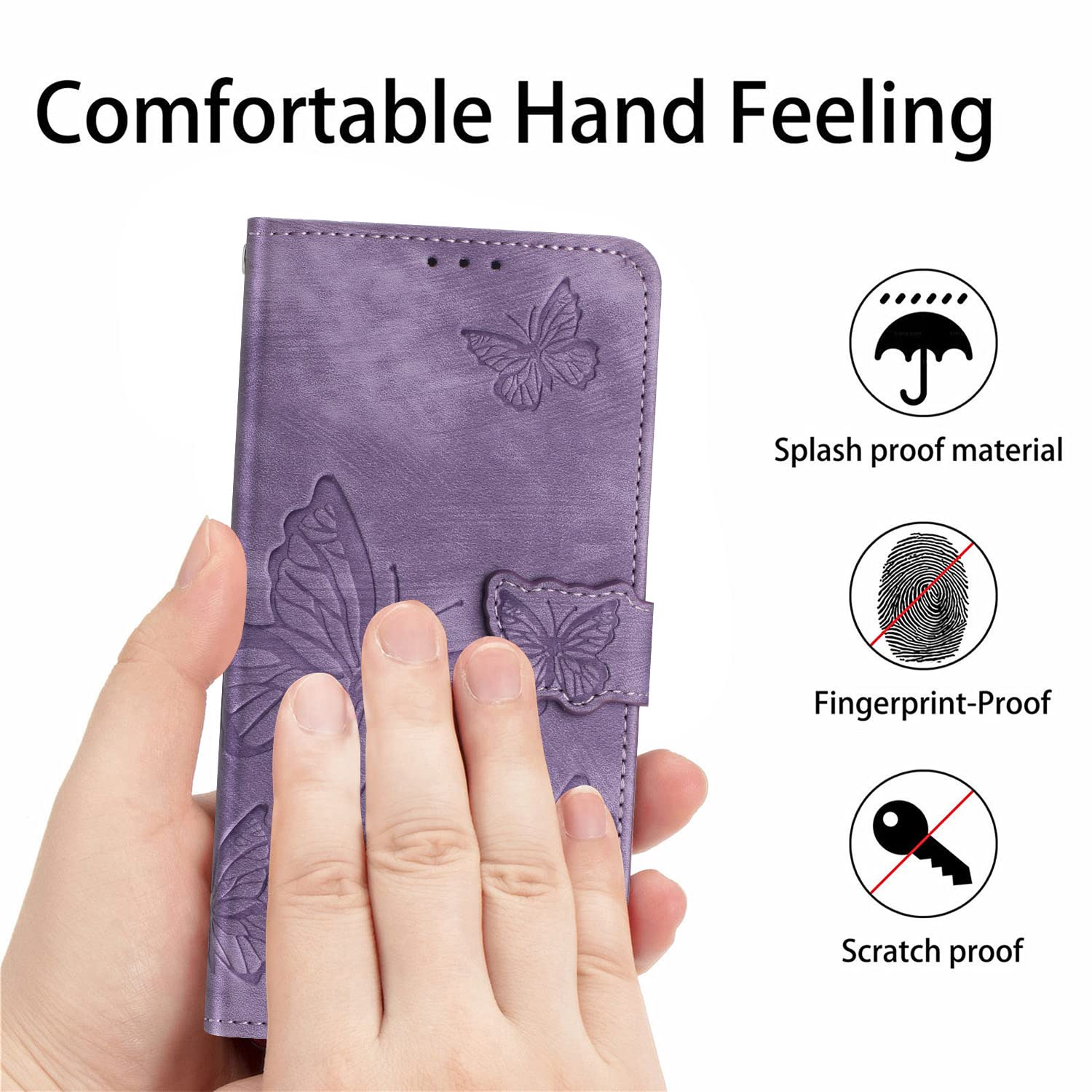 Custodia Portafoglio Flip Per Sony Xperia 1 VII In Pelle PU - Con