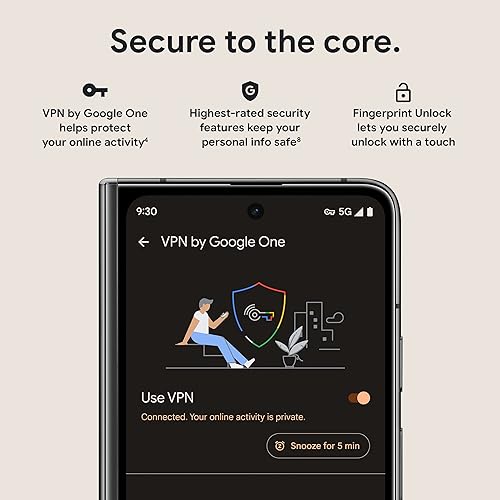 Miniatura 7 de Google Pixel Fold - Smartphone Android 5G desbloqueado con lente teleobjetivo y lente ultraancha - Pantalla plegable - Batería de 24 horas -