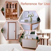 Vista 69 de GSCIT Club Bandas de borde de roble, rollo de 1 pulgada x 10 pies de bandas de borde de chapa - Cinta de madera real flexible previamente pegada