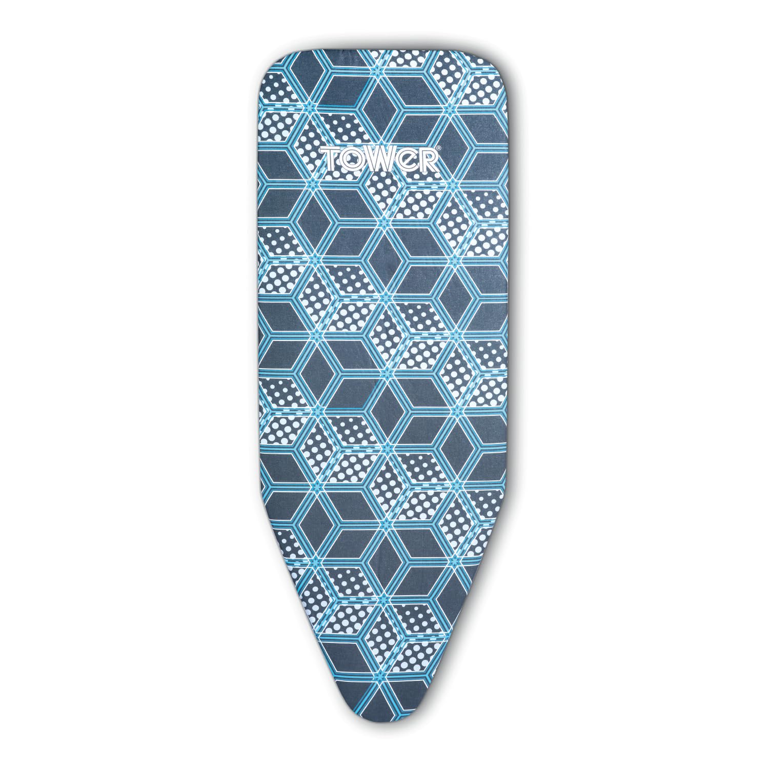 Tower Geo Pro Ironing Board Replacement Cover for T873001BLK, Reflective Technology, 100% Cotton, Fitted Design, Black