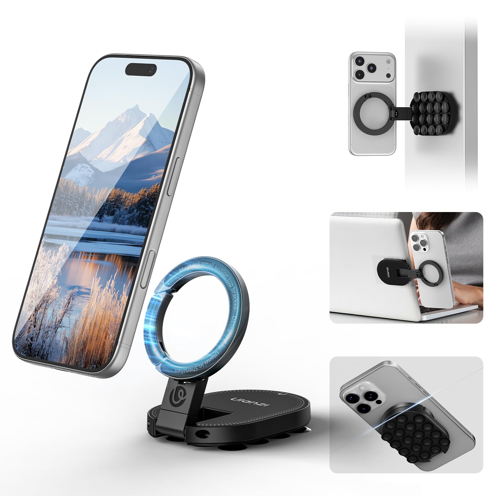 Amazon.com: ULANZI MA39 3-in-1 Suction Magnetic Phone Holder for