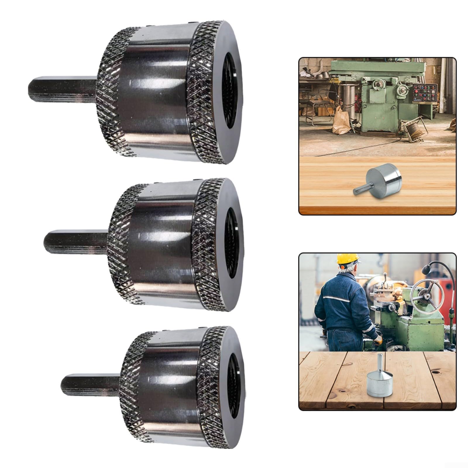 Limpiador de tuberías de cobre, juego de limpiador de tuberías de metal de 15 mm, 22 mm, 25 mm para taladro eléctrico, cepillo de limpieza de tubos de cobre, herramienta de desbarbado para