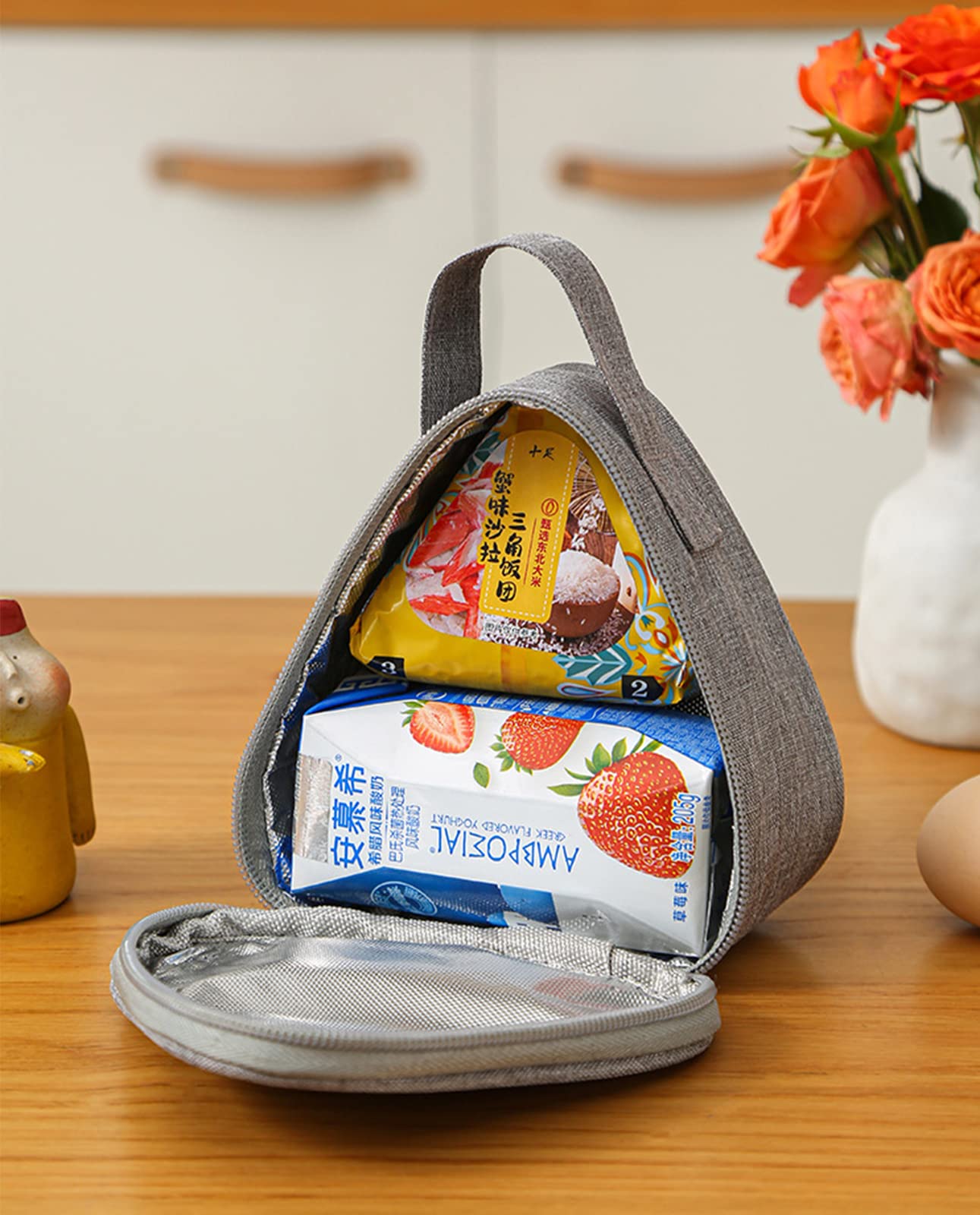 KEAIDUO Piccoli sacchetti riutilizzabili per snack contenitore per alimenti per donne borsa a sandwich scuola lavoro viaggio palestra picnic a prova di perdite all'aperto borse da gioco per adulti