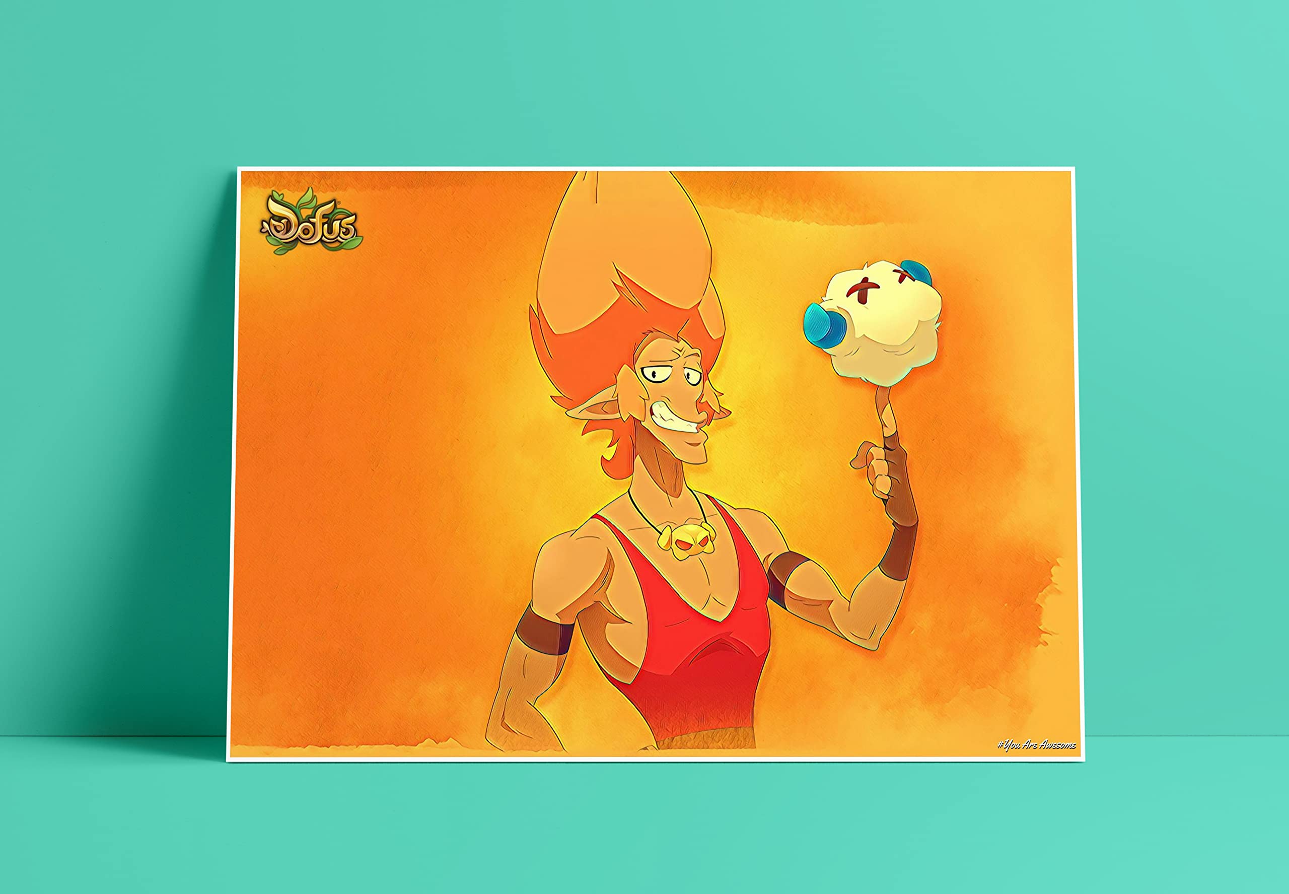 You are Awesome - Dofus : Sir Percedal of Sadlygrove Game Series Art Effect Poster 4 (18inchx12inch)
