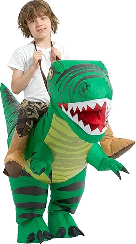 Miniatura 6 de tasanor Disfraz de Raptor inflable, disfraces inflables para niños, disfraz de dinosaurio inflable, disfraces de Halloween para niñasniños