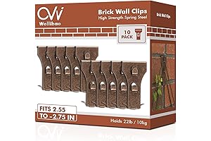 No Drill XL Brick Wall Clips