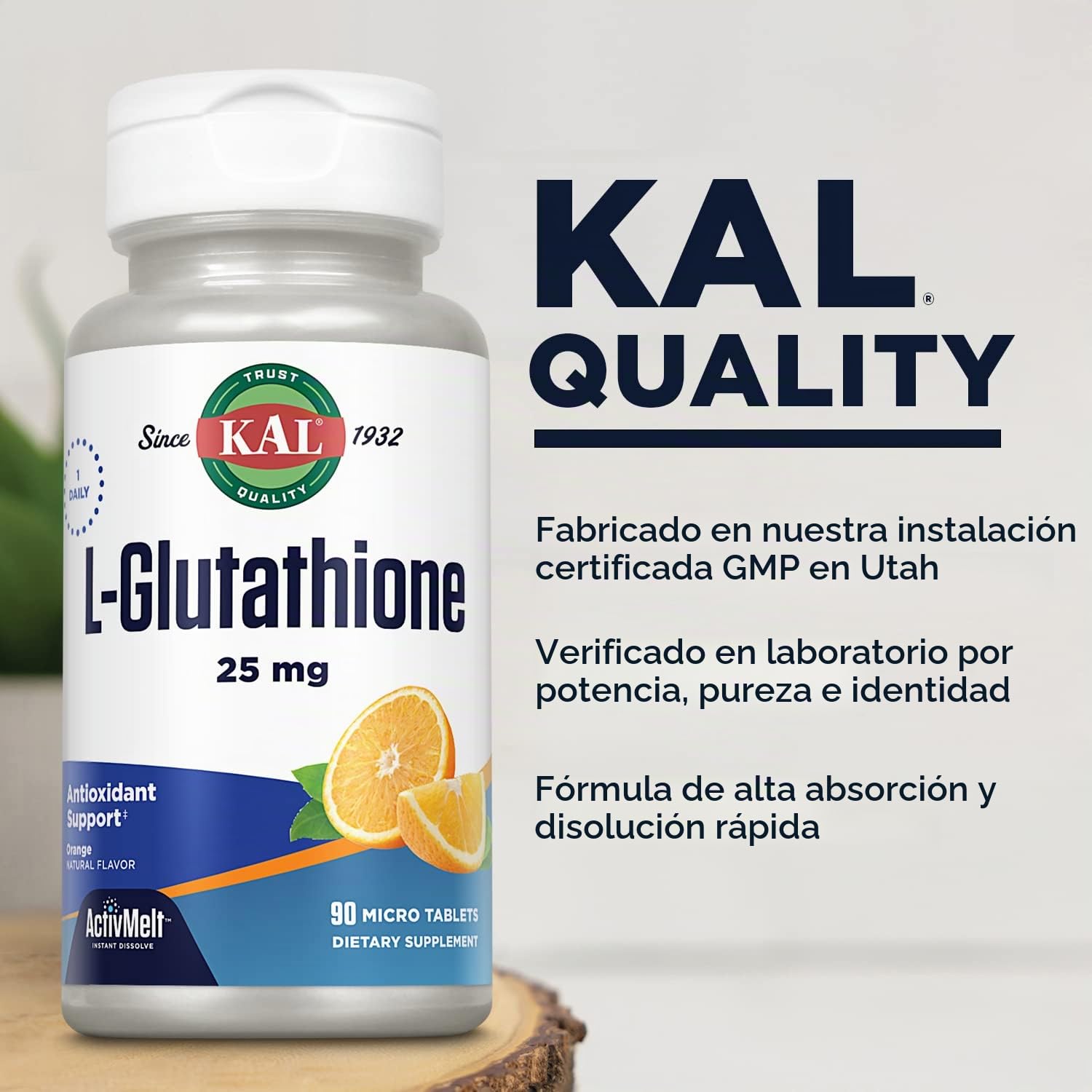 l-glutathione r beneficios KAL L-glutatión, suplemento reducido de glutatión, antioxidante de alta absorción, sabor a naranja, activmelt de disolución instantánea, vegetariano, verificado en laboratorio, 90 porciones, 90 micro : Salud y Hogar Size:4 oz / 113 g GHK-Cu 100mg Research Peptide and is produced exclusively original gluta white soap