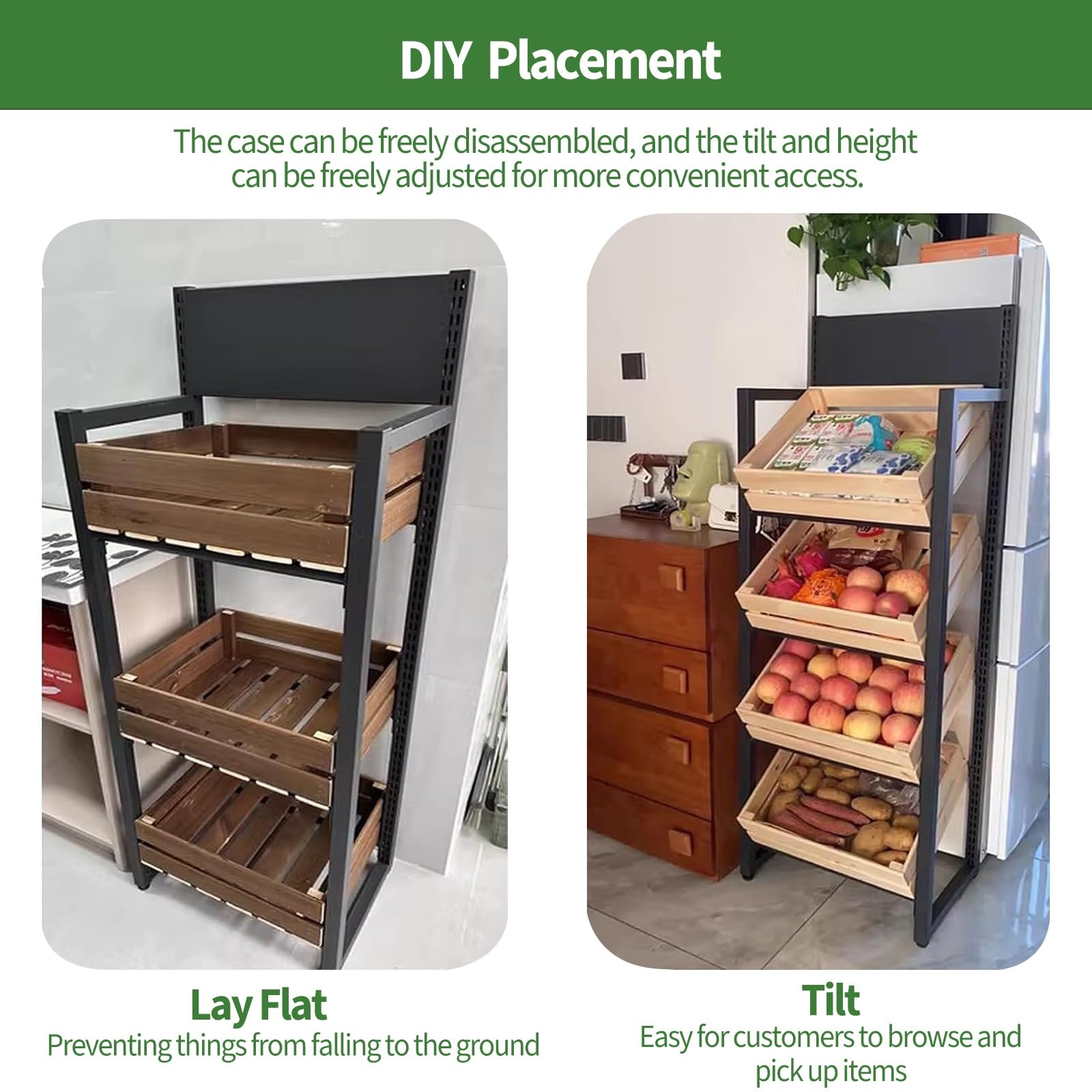 大型ディスプレイ棚　イベント用 折りたたみディスプレイ棚・イベント什器 左右分割タイプ（受注生産