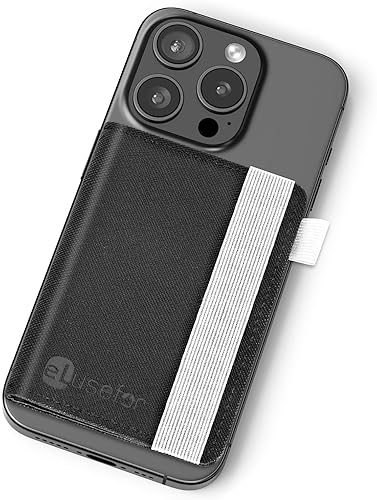 Billetera Adhesiva para Teléfono para la Parte Posterior del iPhone o Android | Estuche con 6 Fundas para Tarjetas de Crédito - Bolsillo para