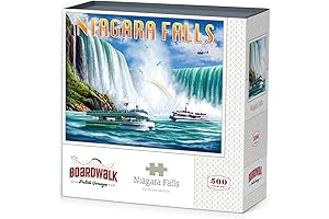 Niagara Falls by Boardwalk: 500 Piece Jigsaw Puzzle - Immerse Yourself in...