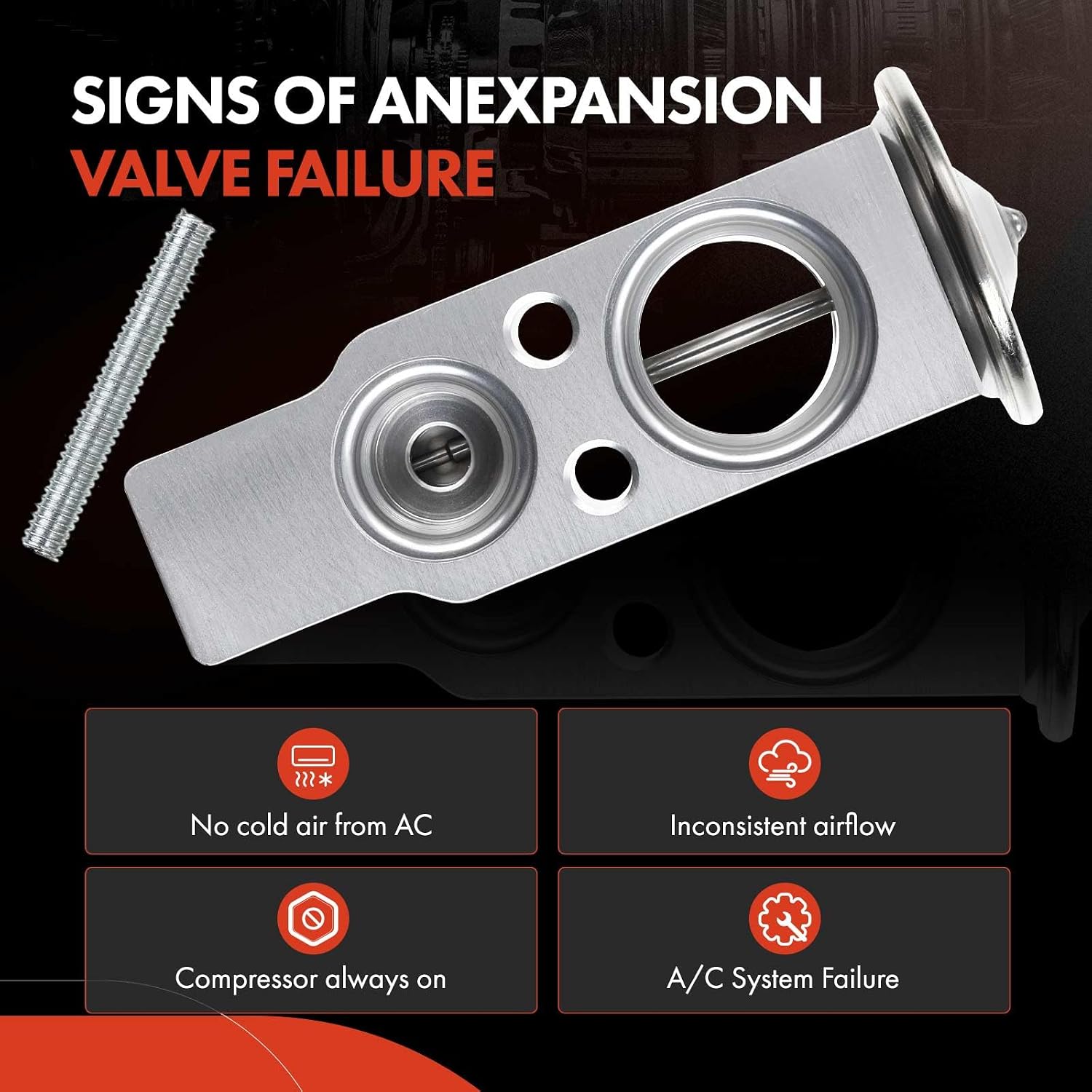 A-Premium AC Expansion Valve Compatible with Jeep Wrangler 2007-2011 & Dodge Journey 2009-2011, Sport Utility