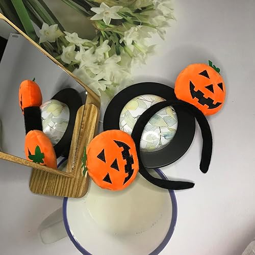 Miniatura 2 de JBin Rich Diadema con orejas de ratón para mujeres y niñas, accesorios para el cabello con lentejuelas para fiesta de Halloween