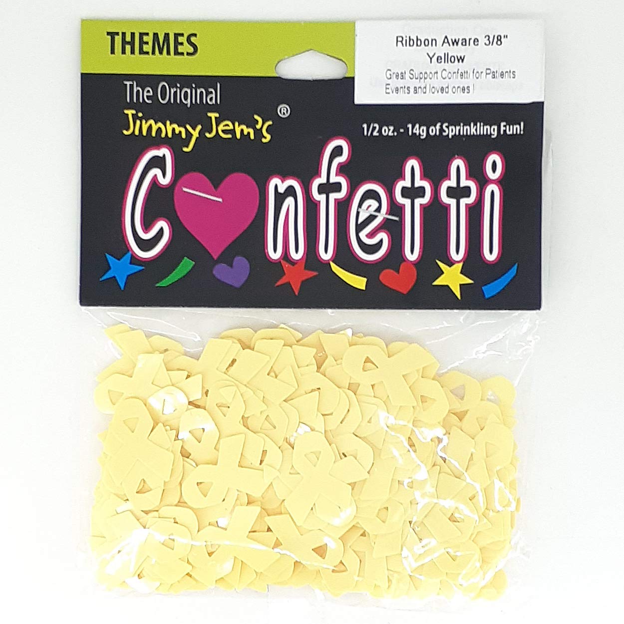 Confetti Ribbon Aware 5/8