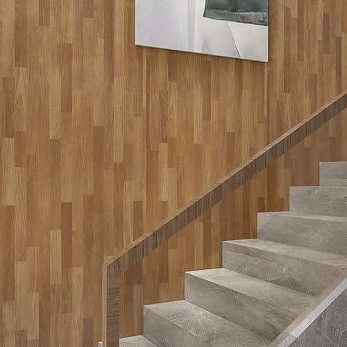 Miniatura 5 de Papel de contacto de bloque de carnicero sintético de 30 x 236 pulgadas de ancho, papel de contacto para encimera, impermeable, autoadhesivo,