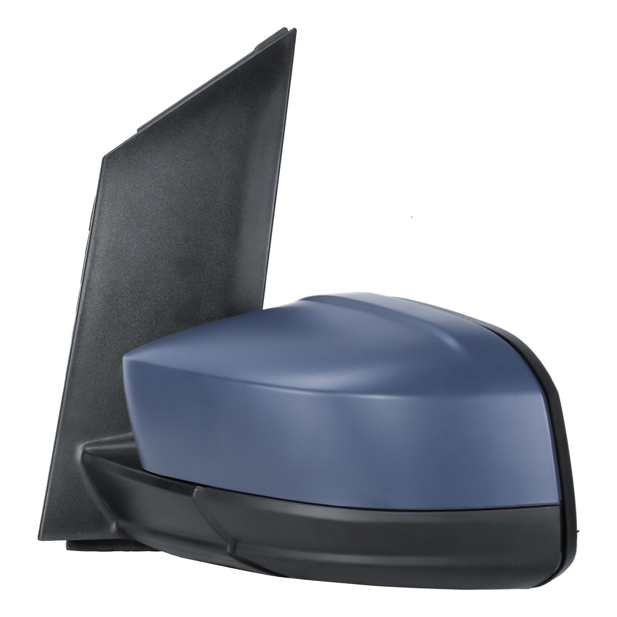 Espejo retrovisor izquierdo eléctrico y calefactable, plegable manualmente con tapa imprimada para VW Caddy 2015 – 2021 – lado del conductor