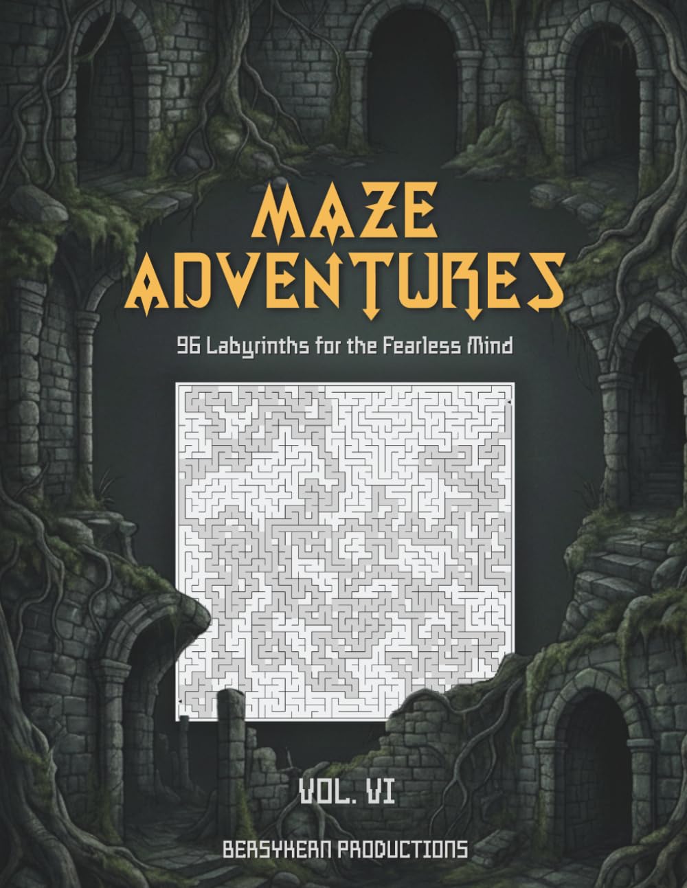 Maze Adventures - VOL 6: 96 Challenging Mazes for Kids and Adults – A Fun Puzzle & Activity Book
