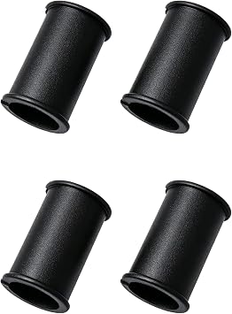 4 PCS ميكروفون صدمة جبل المطاط كم أسود صدمة جبل فاصل للميكروفون الوقوف امتصاص الصدمات