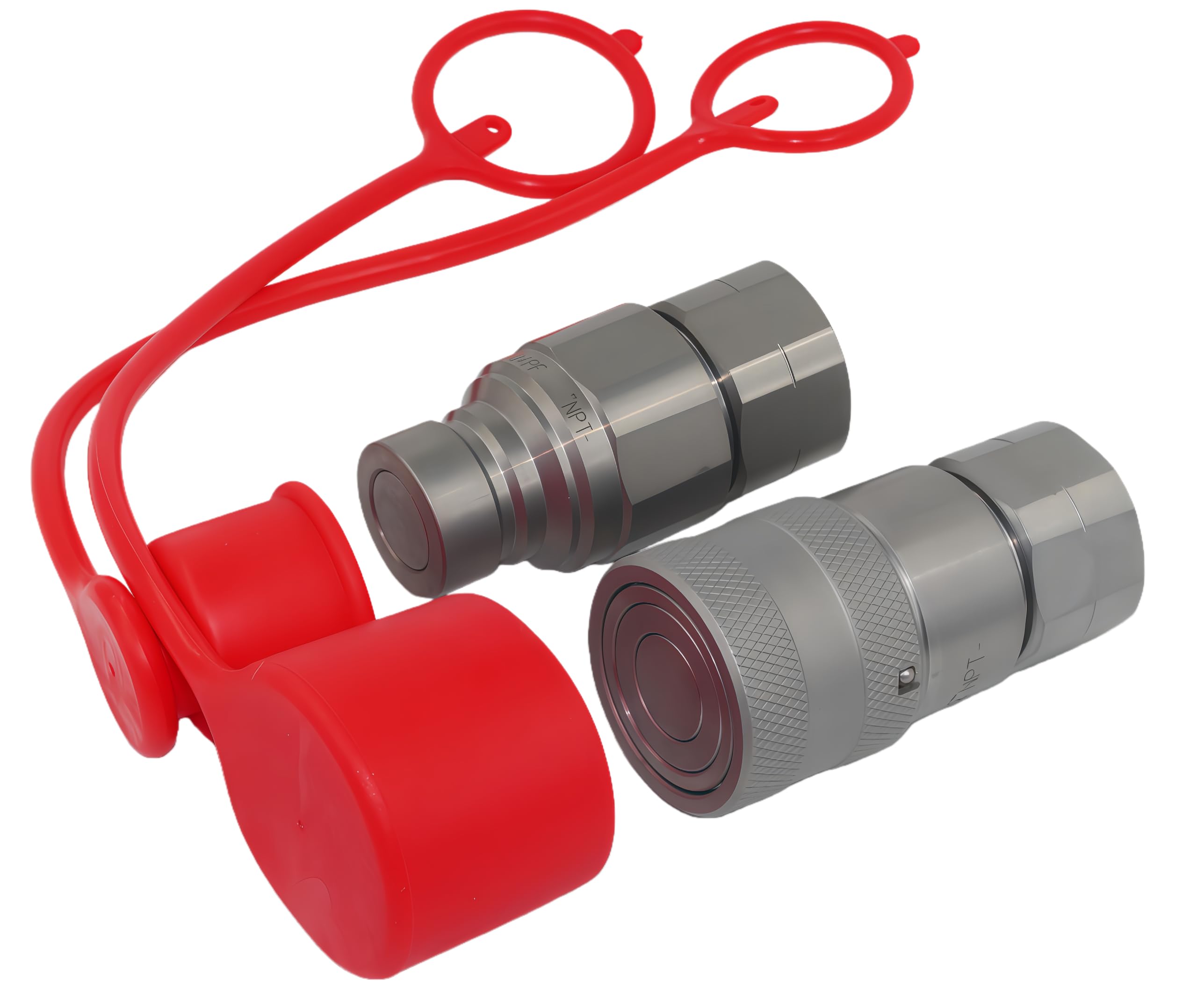 Amazon.com: 3/4'' NPT LSQ Hydraulics Flat Face Skid Steer