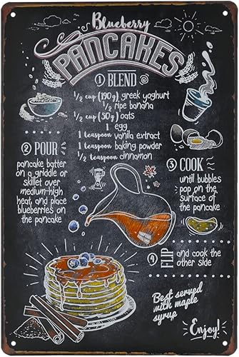 Miniatura 6 de Cartel de metal retro de comida rápida para cocina, panadería, cafetería, restaurante