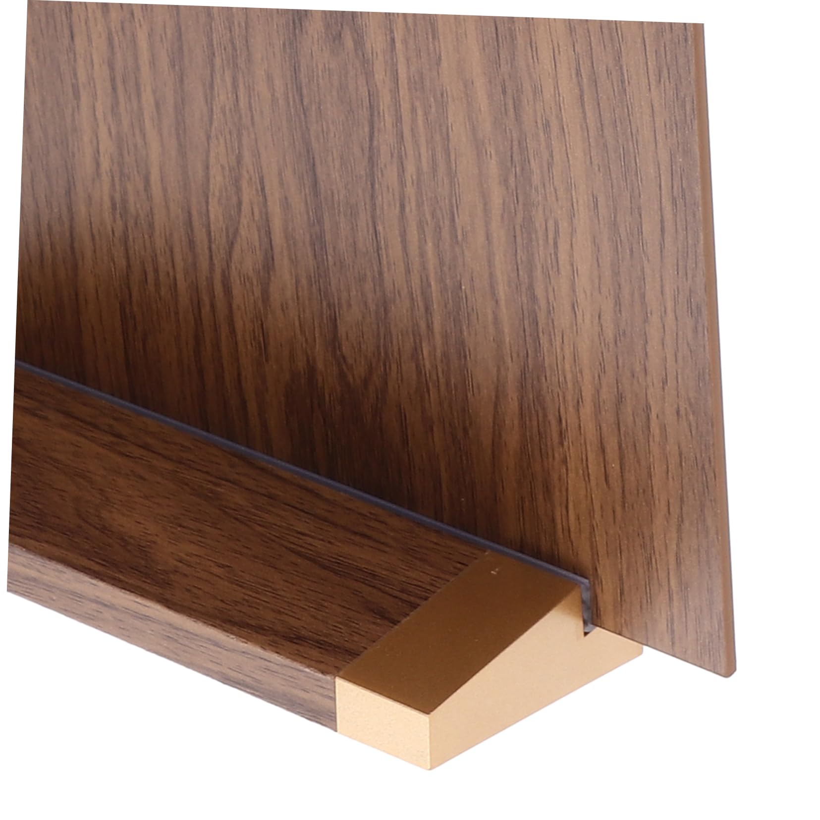 MAGICLULU 5 Piezas Soporte Vertical de Madera para Certificados y Porta Letreros con Base Estable para Escritorio Exhibición Elegante y Oficinas