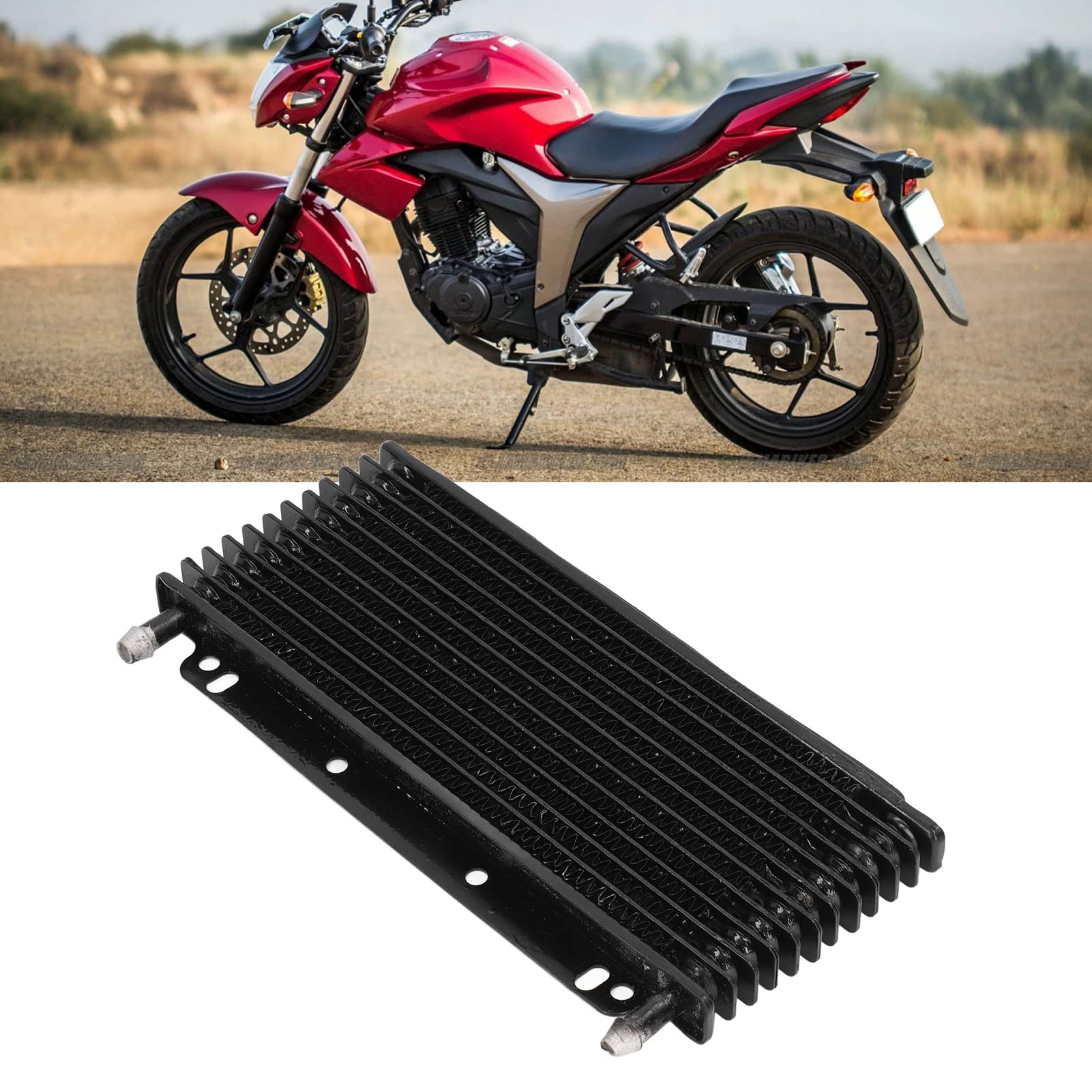 di Raffreddamento Radiatore Olio in Alluminio Radiatore Olio Trasmissione Automatica per Auto Moto Dirt Bike Atv Motore 50Cc-250Cc