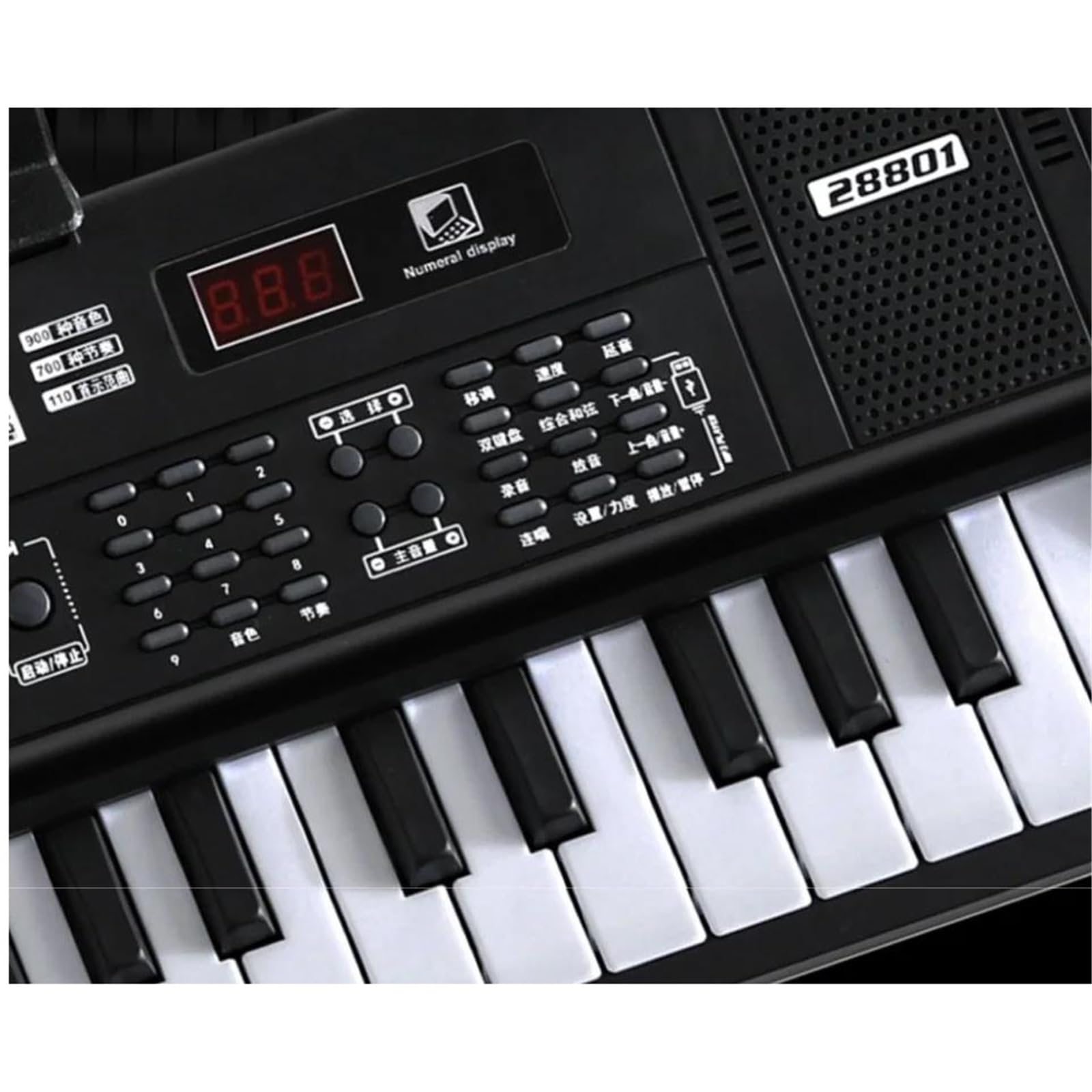 Pianino Elektryczne Przenośny Instrument Klawiszowy Dwurzędowy 88 Klawiszy