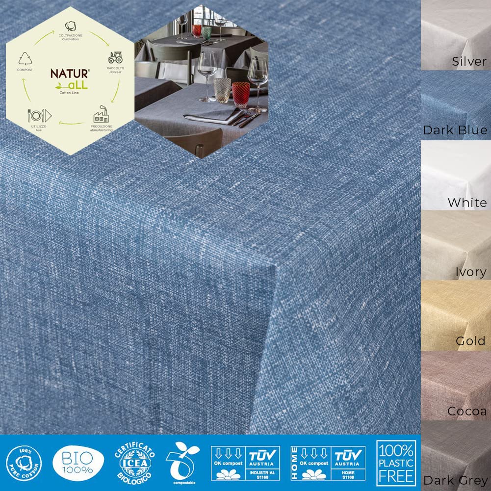 Iron Mountain NaturAll - Confezione da 30 tovaglie in cotone biodegradabile e compostabile