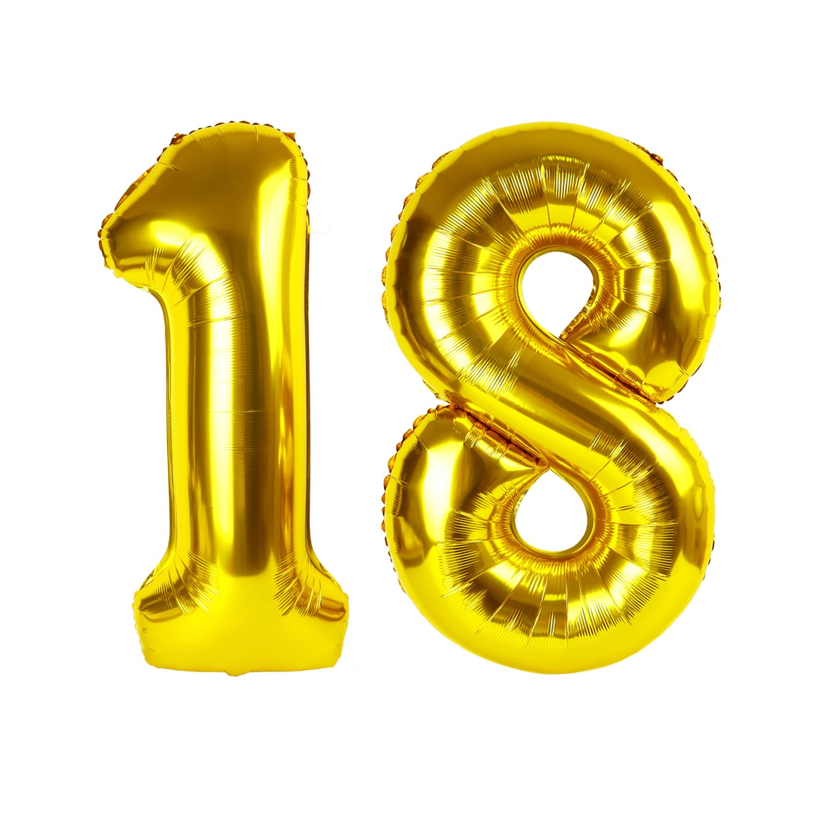 18 Balloon 40 inch Gold Number Balloons for 18 81 Birthday Party Decoration