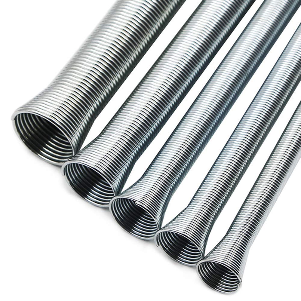 Tuyau à Ressort Gainé Acier 5 M - Protection Câbles Haute Température - Diamètre Intérieur 6,5 Mm (THM6)