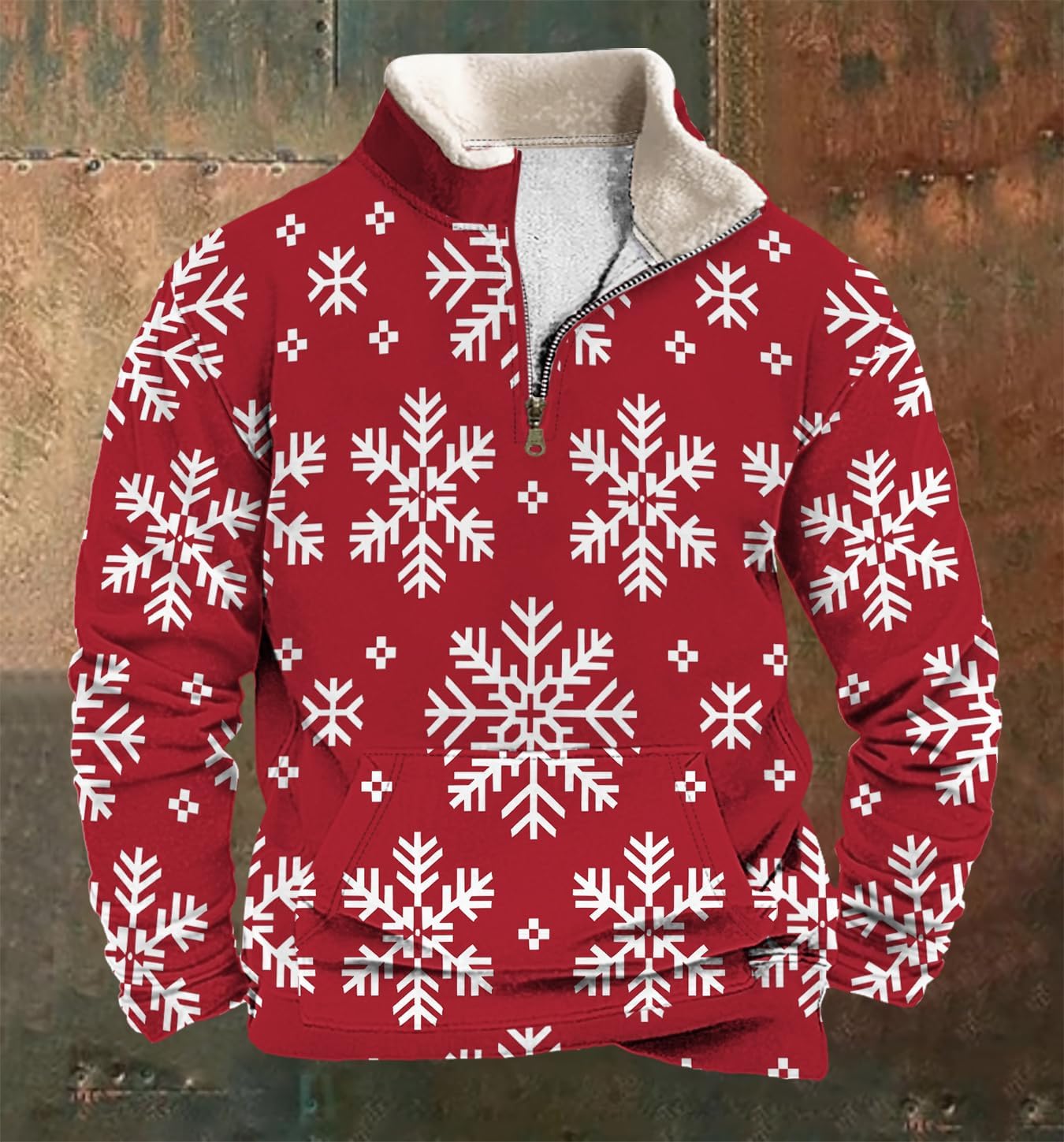 Christmas Sweatshirts for Men Winter Fall Fashion Xmas Graphic Print Long Sleeve Sweatshirt Mens 2024 - Image 5