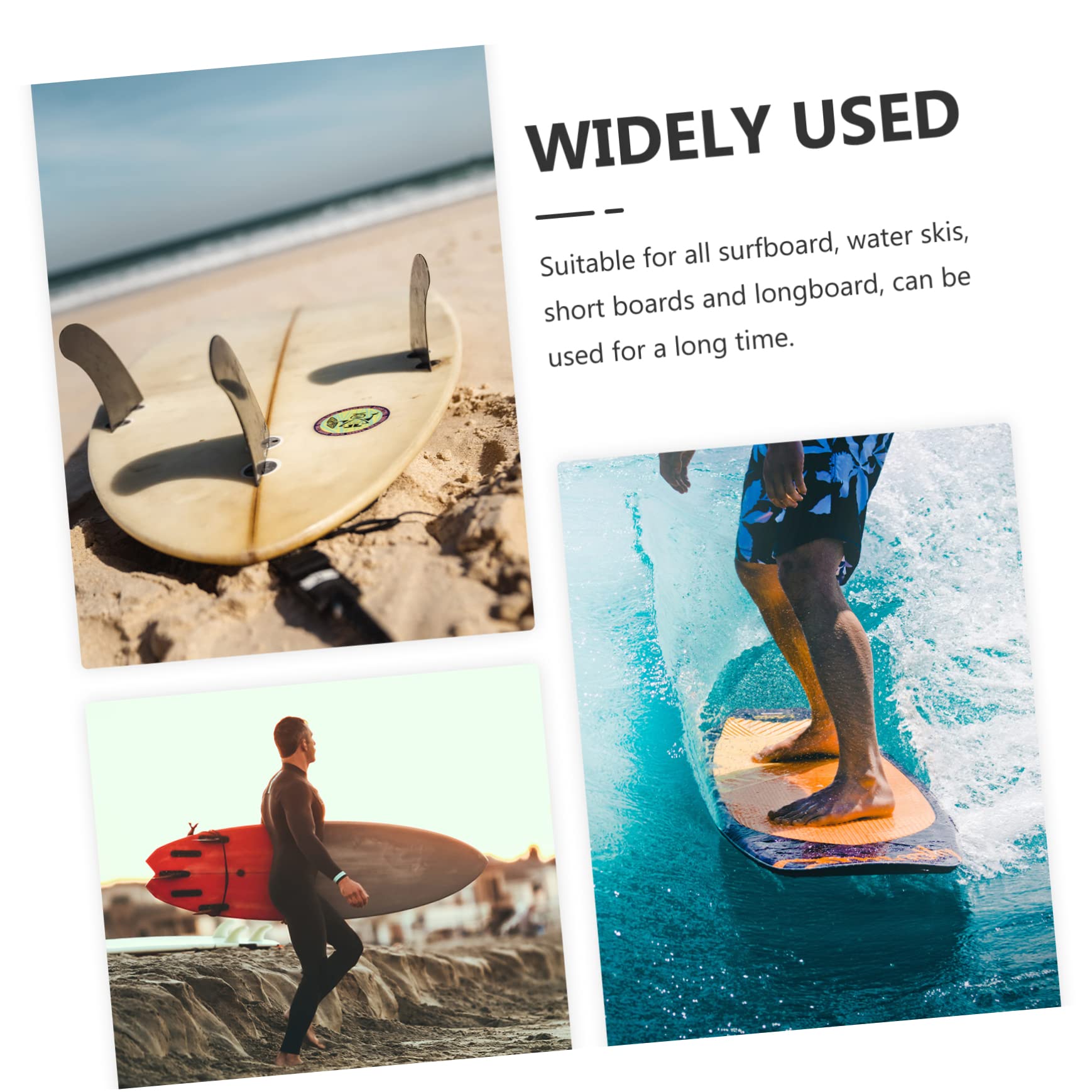 KICHOUSE 4Pcs Surfboard Traction Pads Lightweight Deck Grip for All Surfboards and Skimboards Slip Design with Grooves Water Resistant Surf Supplies