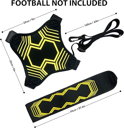 Miniatura 3 de Entrenador de fútbol, equipo de entrenamiento de espalda para niños y adultos, cinturón de cintura ajustable para entrenamiento de malabares de