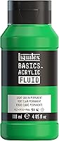 Vista 63 de Liquitex BASICS Pintura Acrílica Fluida, Botella de 118ml (4 oz), Tono Verde Hookers Permanente