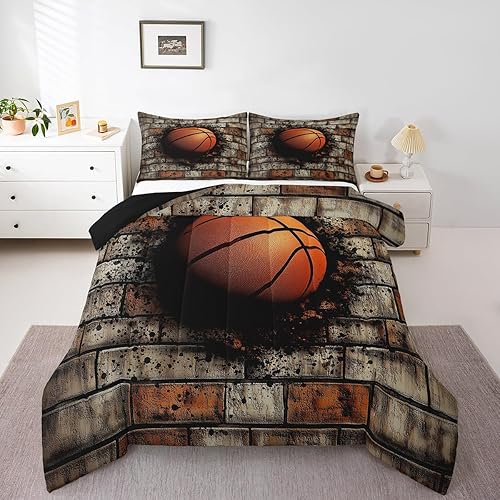 Miniatura 226 de Castle Fairy Juego de edredón de Halloween tamaño individual, juego de ropa de cama con estampado de animales de murciélagos negros para niños