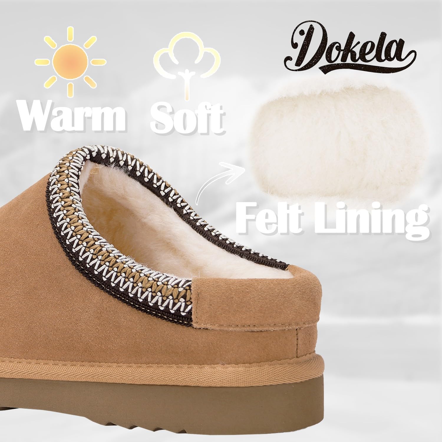 Donna Uomo Pantofole Pelle Scamosciata Vera Invierno Forro De Fieltro Scarpe da Casa Ciabatte Impermeabile Antiscivolo Slippers