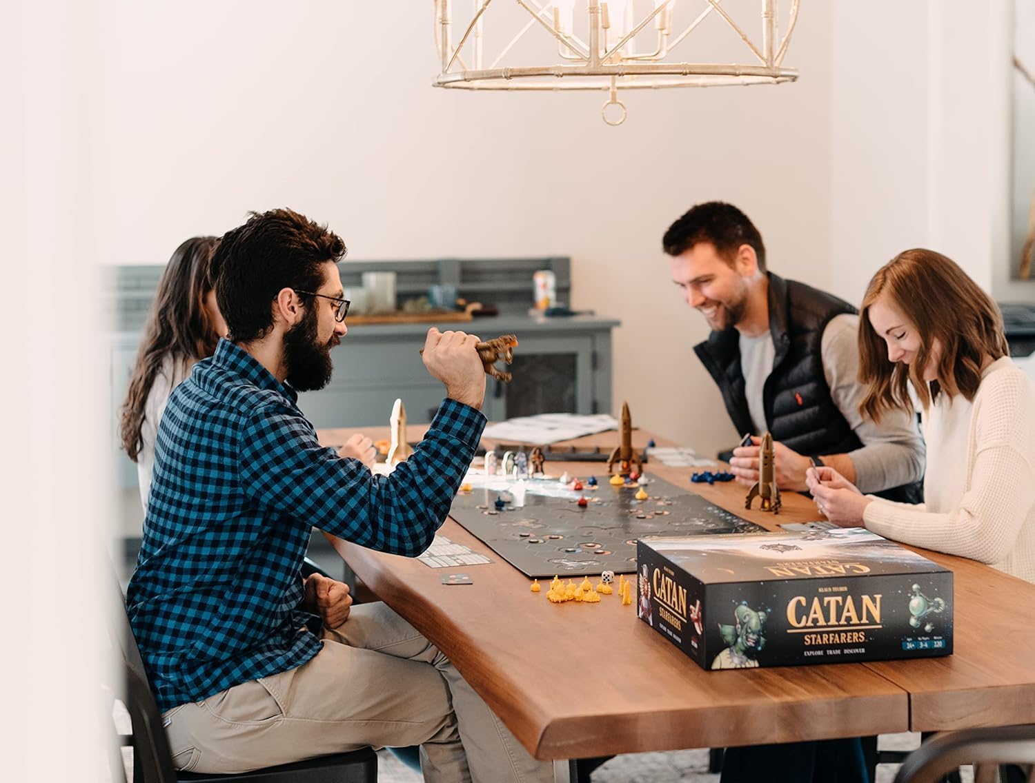 CATAN Starfarers - English: Brettspiel für Strategie-Fans ab 12 Jahren, für 6 Spieler
