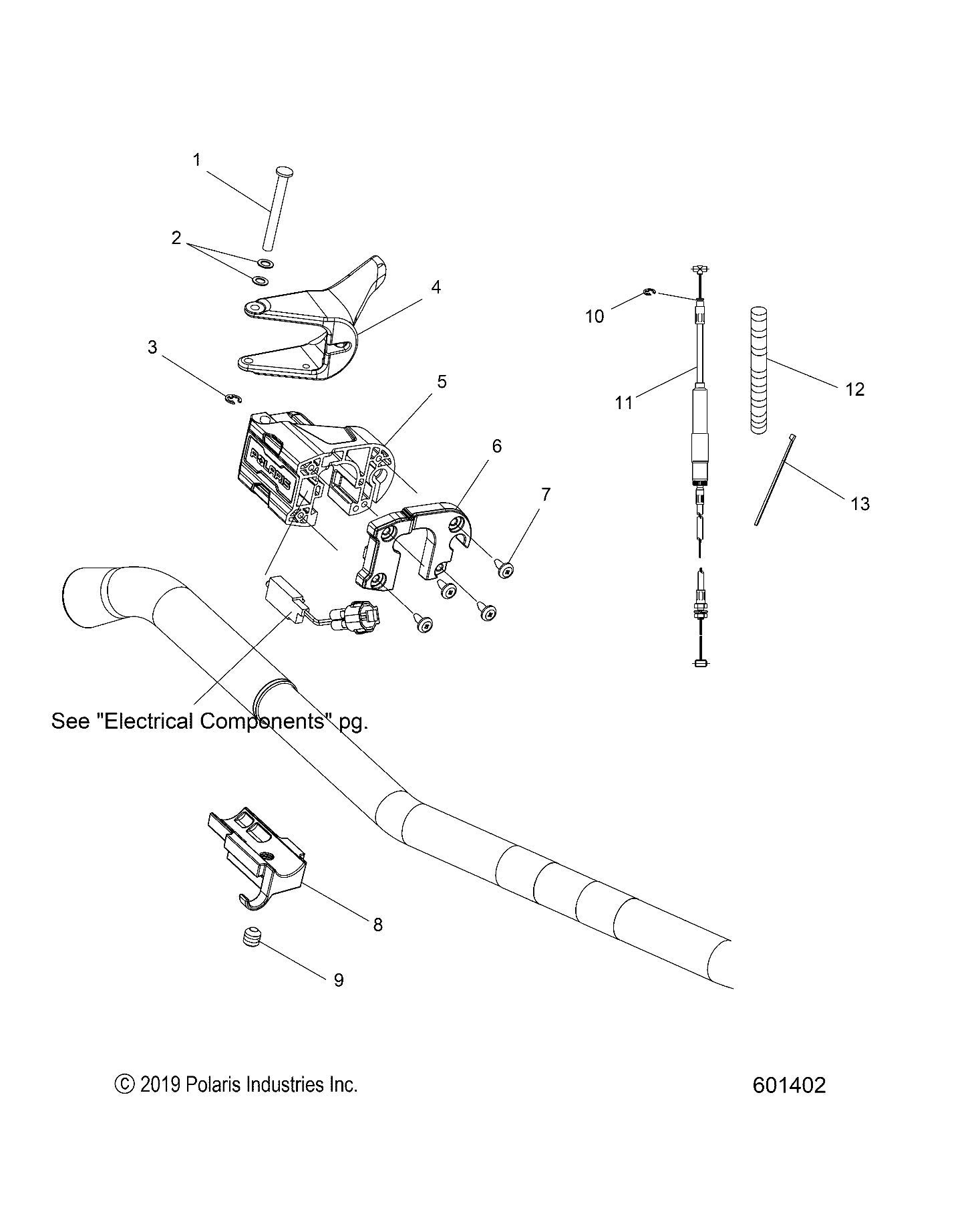 Amazon.com: Polaris Snowmobile Throttle Cover, Genuine OEM Part 