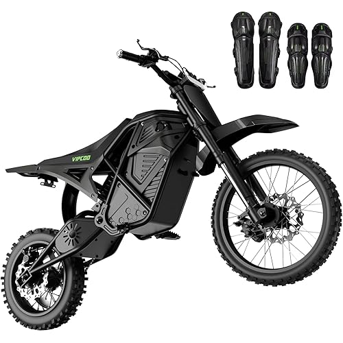 H3 Electric Dirt Bike for Teens and Adults, 3500W Electric Motorcycle, Up to 40MPH / 45° Slope / 45 Miles Range, 14"/12" Fat Tire E Dirt Bike with Nitrogen Suspension Fit Age 13+