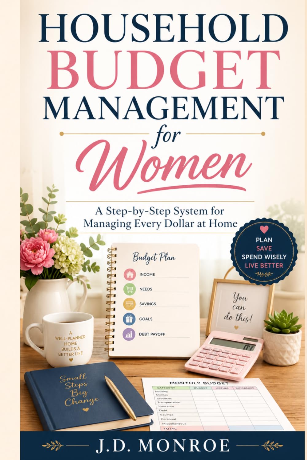 Household Budget Management for Women: A Step-by-Step System for Managing Every Dollar at Home