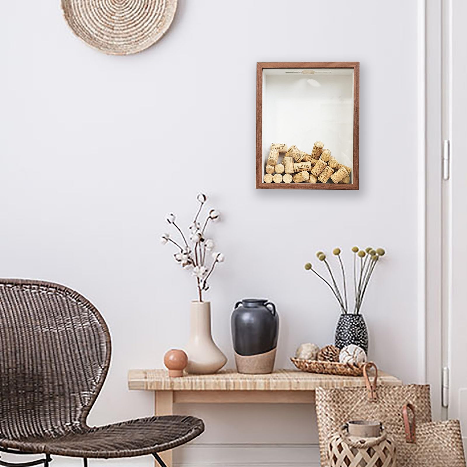 Tu Las™ Handgemaakte Houten Wijnglazen Houder voor aan de Muur - 94 x 22 x 4 cm - Duurzaam glazenrek - Eiken Inkopen via de online groothandel