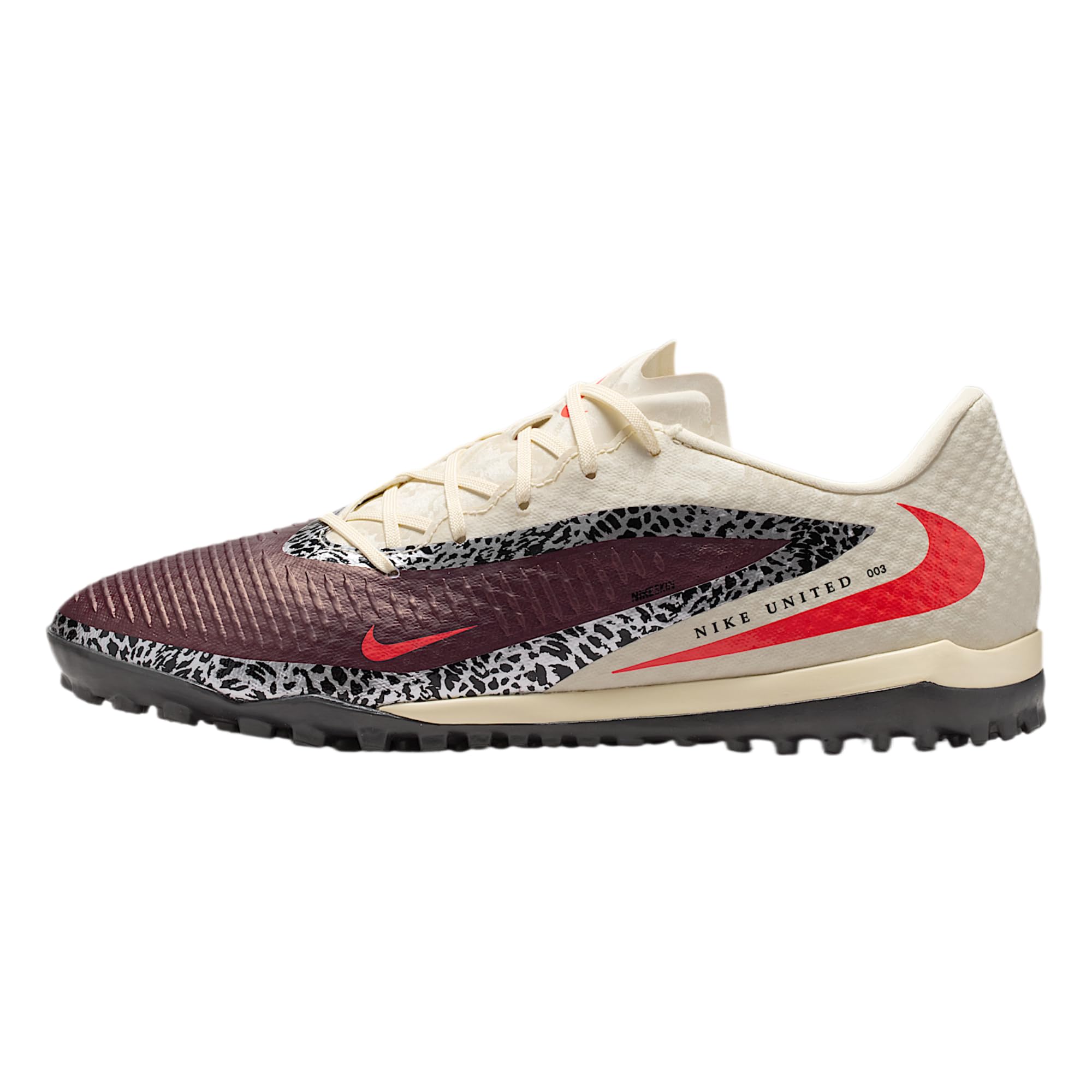United Phantom 6 Low Academy Artificial Turf Football Boots (Burgundy Crush/Passel/University Red)