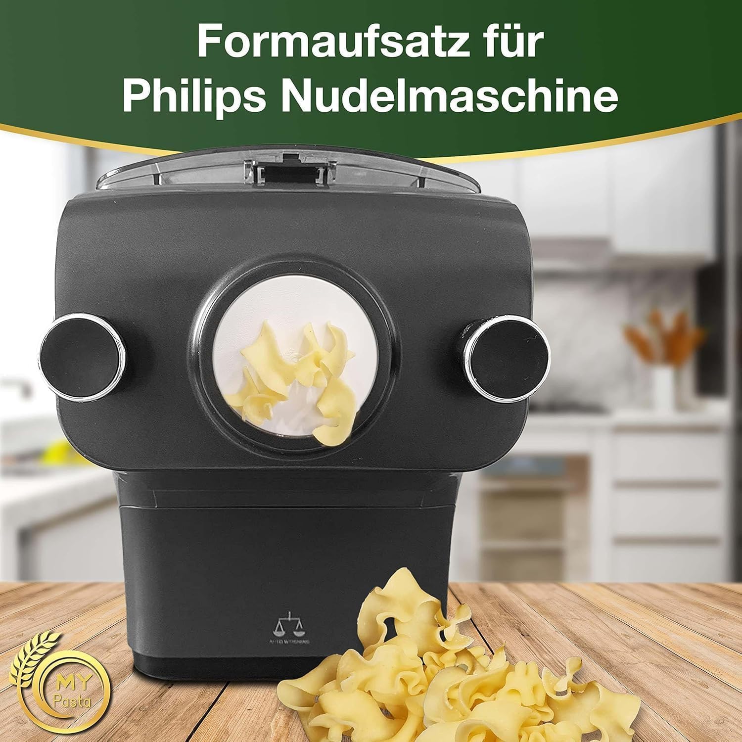 Macchina Per Pasta Fresca Professionale MY Pasta - Blumen 3er - Accessori Per Pastai - Disco Pasta Compatibile Con Philips Pasta Maker Avance - Matrici Pastadisc Per Pasta Fatta In Casa Macchina