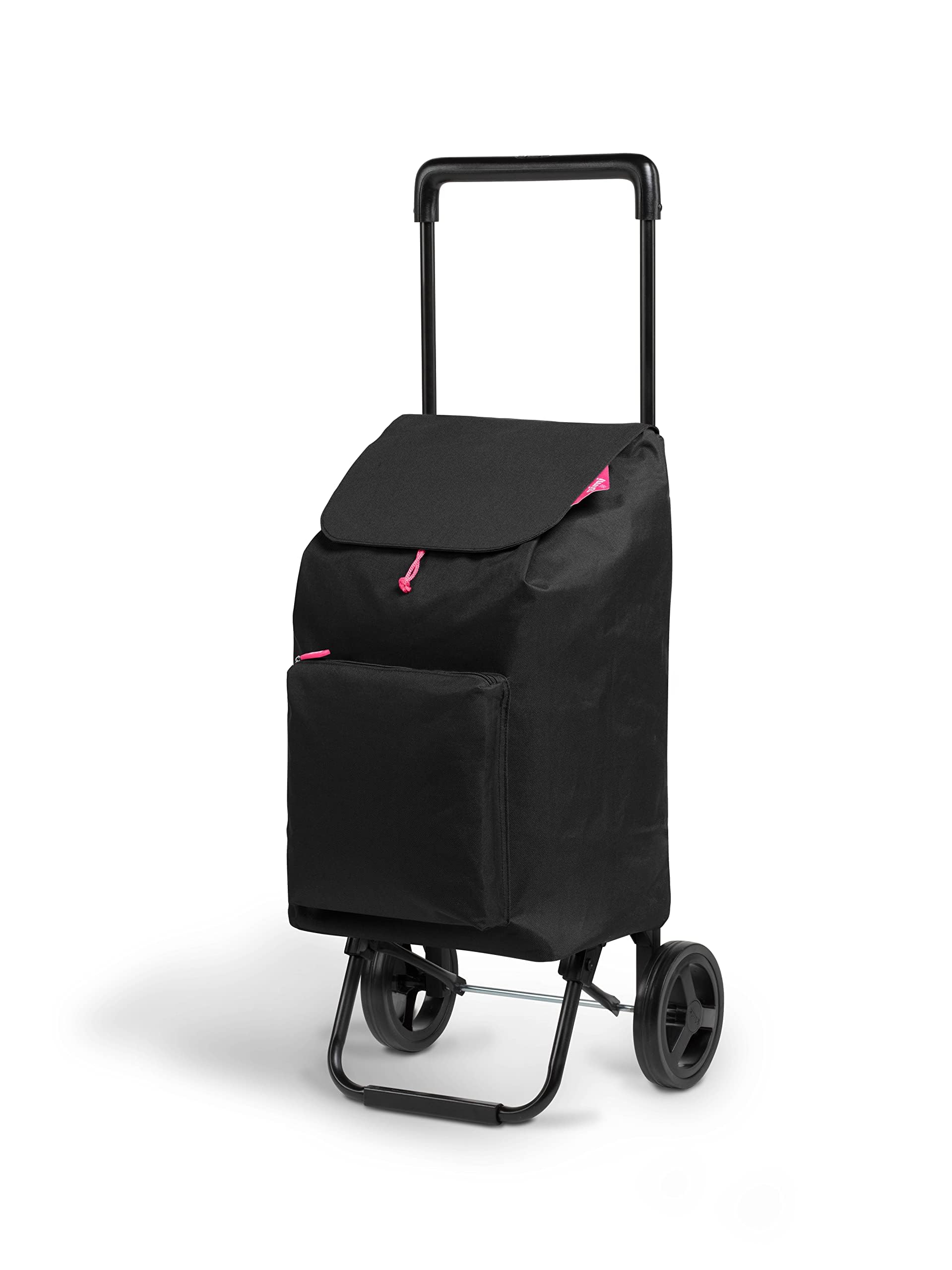 Gimi Glass Argo Weight Trolley, Alloy Steel Polyester, Black, Capacità 42 Litri