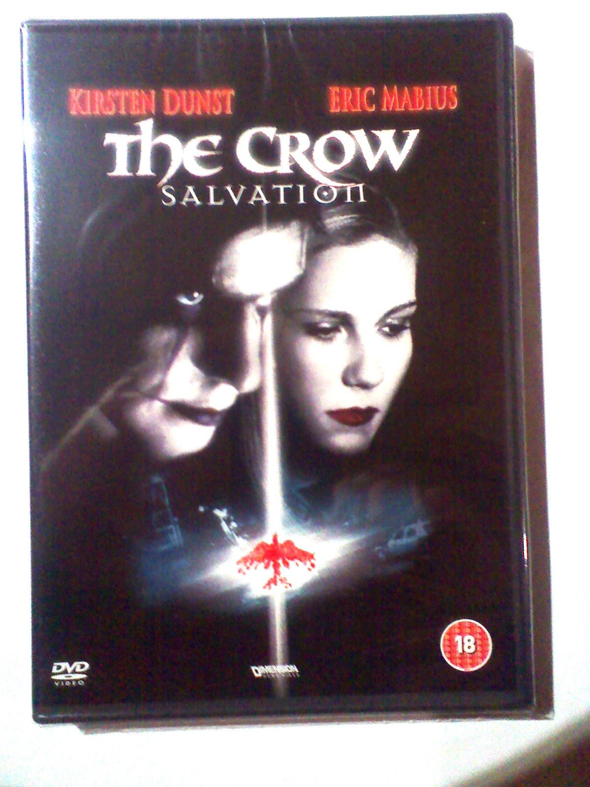 DVD Crow Salvation Edición Reino Unido en formato original importado