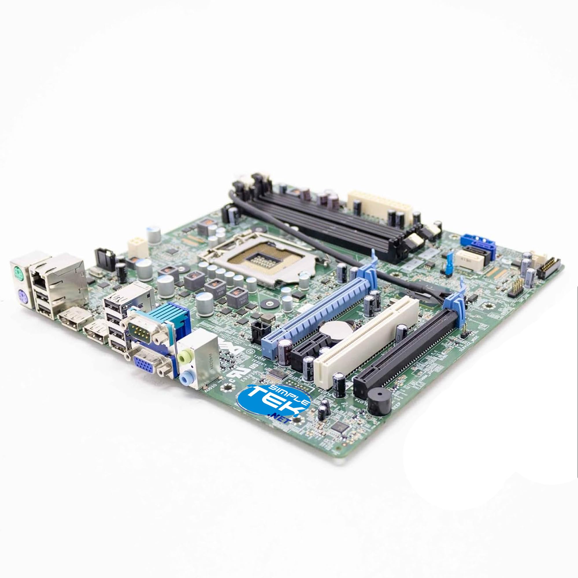 Simpletek - Scheda madre micro-ATX ricondizionata compatibile con OptiPlex 3010, 7010, 9010, chipset Q77 LGA1155, modello originale DELL 0YXT71 (Ricondizionato)