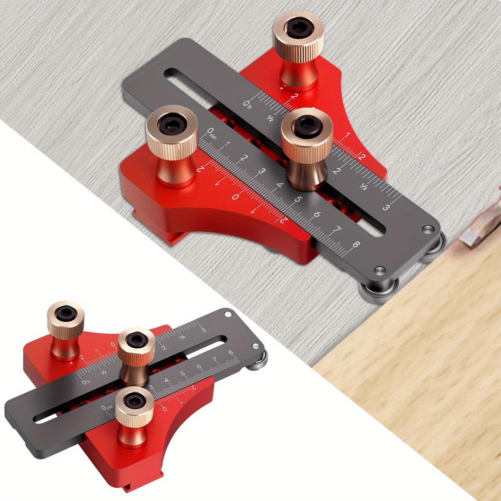 Jig do piły stołowej Szybkie zaciski aluminiowe | Szablon cięcia pasków do piły stołowej Do Frezarki, Piły Taśmowej, Warsztatu, Stolarki, Drewna, Listew, Szafek, Krzeseł,