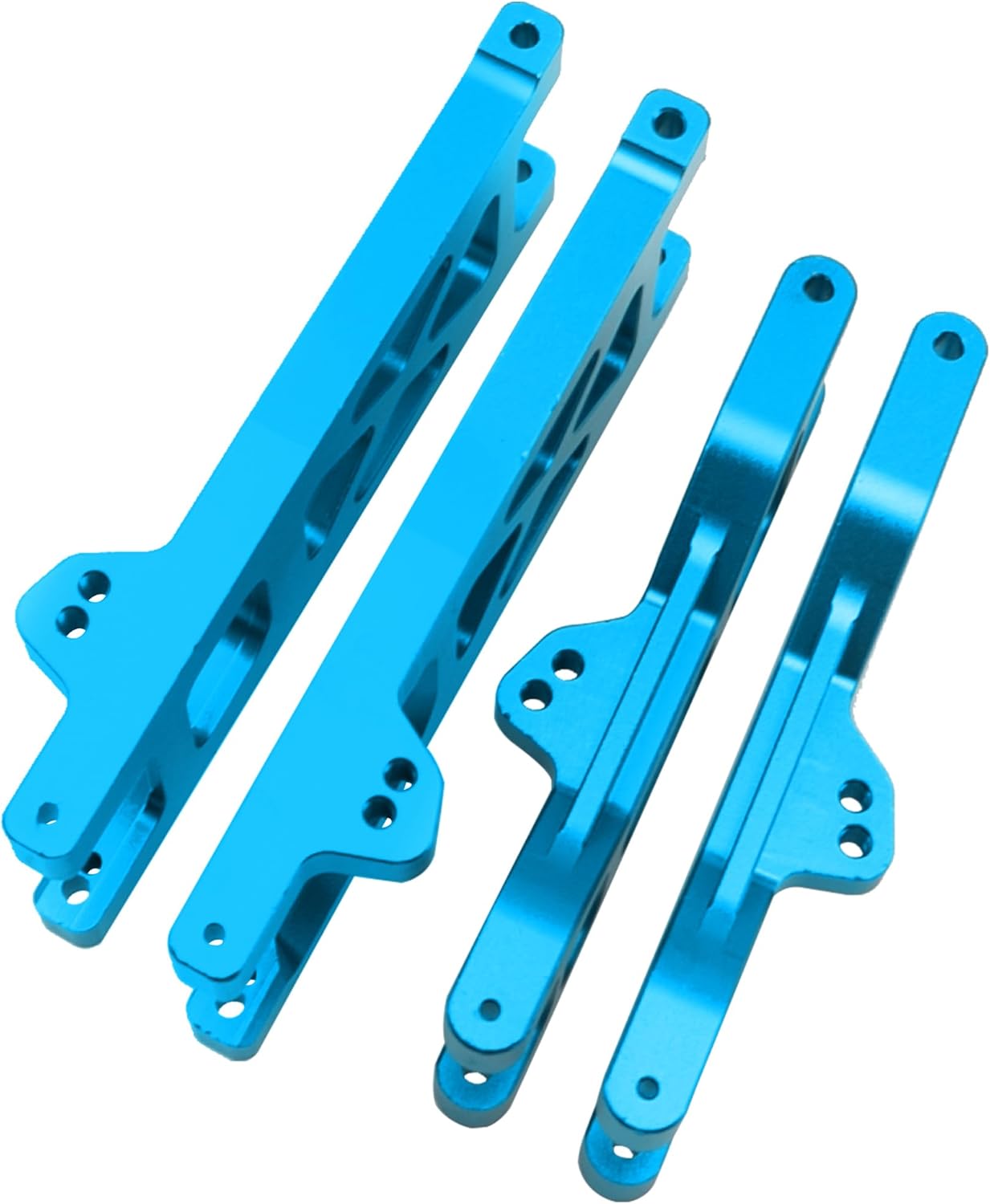 Metal Front & Rear Suspension Arms A-Arms Set Replacement of ECX1018 ECX1019 Compatible with ECX 1/10 2WD Ruckus Axe Brutus Circuit AMP MT/DB Crush RC Buggy Tuck Hop-Up Parts
